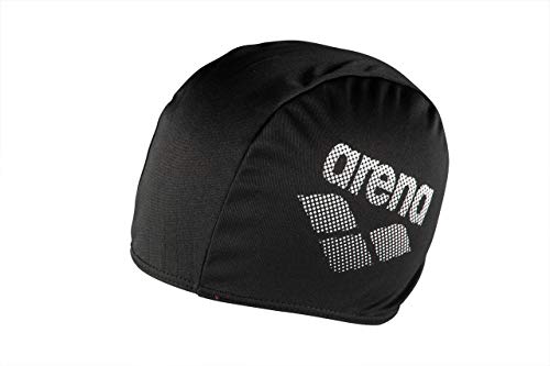 ARENA Gorros Lycra Smart Cap Fluo, Unisex Adulto, Black, Talla Única