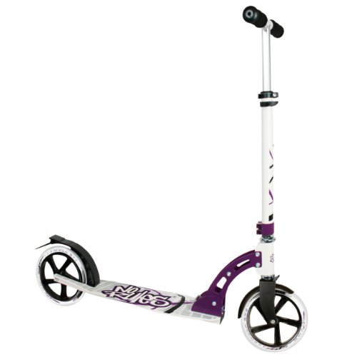 authentic sports & toys GmbH Scooter de Aluminio No Rules 205 mm, niña, 142, Blanco/Morado/Negro, 205 mm