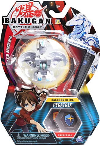 BAKUGAN Figura de acción y Tarjeta Coleccionable Ultra de 8 cm - Pegatrix