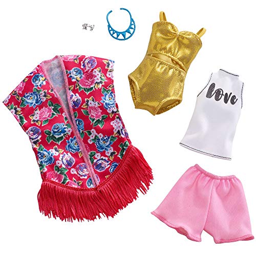 Barbie Beach Chic | 2 Moda Set Mattel FXJ62 | Ropa de la Muñeca