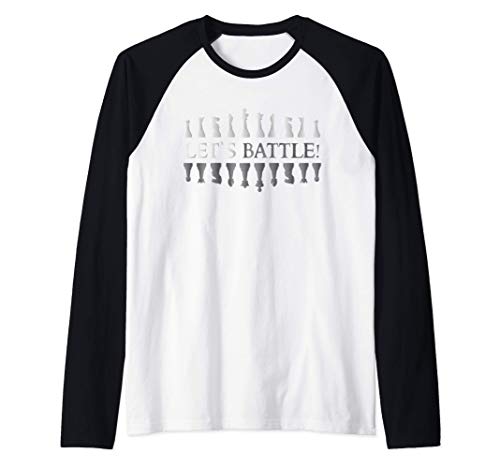 Battle - Chess Lover - Funny Chess Nerd Geek Camiseta Manga Raglan