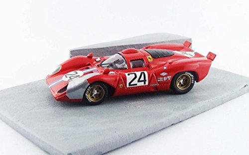 Best Model BT9609 Ferrari 312 P Coupe' 24 Daytona 1970 Parkes-Posey Diorama 1:43 Compatible con