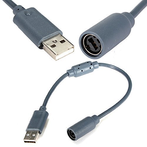 BisLinks® Gris Wired Controller USB Kable Part de Repuesto para Microsoft Xbox 360