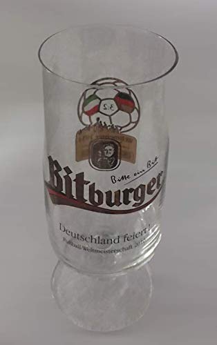 Bitburger Copa del Mundo 2010 / Copa del Mundo Alemania - Hungría 3:2 / Vaso de cerveza coleccionista