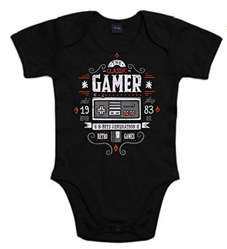 Body de NIÑOS Gamer Game Boy NES SNES 3Meses