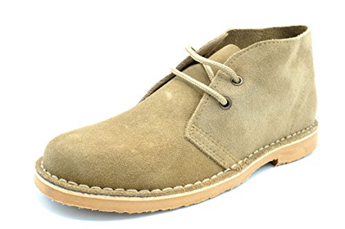 Bota Pisamierdas Unisex Piel Serraje, Color Arena (43)