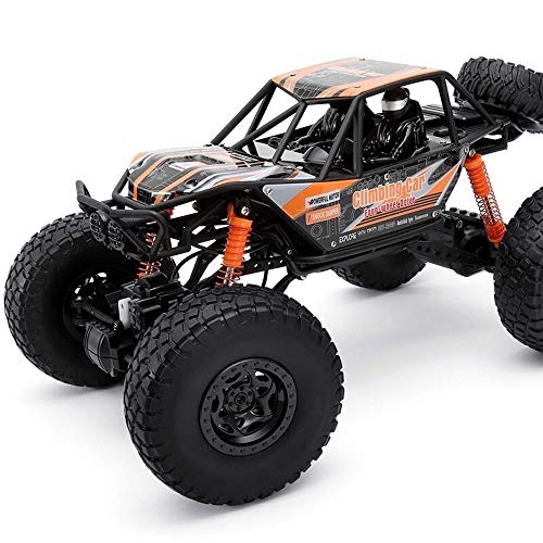 BSQS1 RC Cars 01:10 recargable Carro teledirigido 4WD Off Road Truck RC Rock Crawler 2,4 GHz 8,2 kmh Escalada desierto Off-Road 4x4 coche eléctrico rápido de ruedas todo terreno grande del pie Escalad