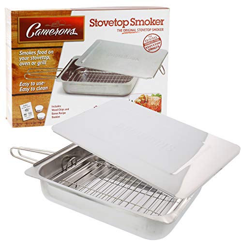 Camerons Productos S491 hornillo, fumador con tapa, 39 cm x 9 cm x 28 cm