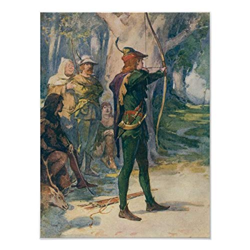 CiCiDi Póster de Robin Hood, decoración de pared, 40,6 x 60,9 cm