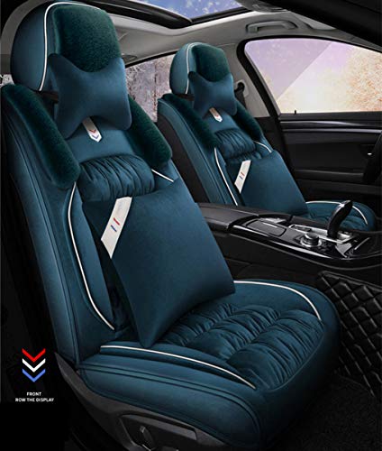 Cojín de coche conjunto completo, cubiertas de asiento personalizadas, asientos delanteros y banco dividido impermeable y ajuste todas las estaciones, ajuste universal 5 asientos,B