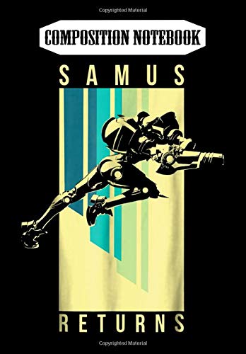 Composition Notebook: Nintendo Metroid Samus Returns Spotlight Graphic, Journal 6 x 9, 100 Page Blank Lined Paperback Journal/Notebook