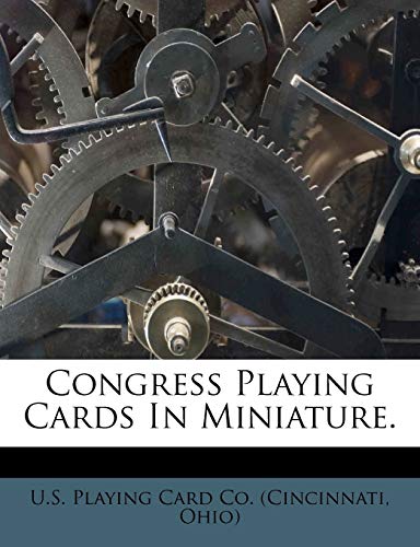 Congress Playing Cards In Miniature.