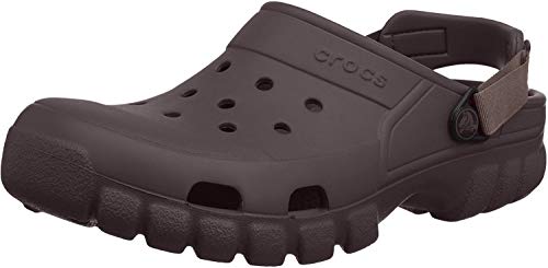 Crocs Offroad Sport - Zuecos de sintético para hombre, Marrone (Espresso/Walnut), 42-43