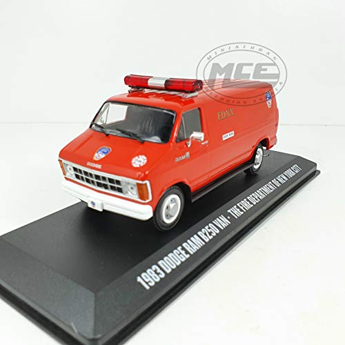 Desconocido 1/43 Dodge RAM B250 Van 1983 FDNY Bomberos Nueva York Greenlight