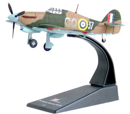 Desconocido Hawker Hurricane Mk IIB diecast 1:72 model (Amercom SL-5)