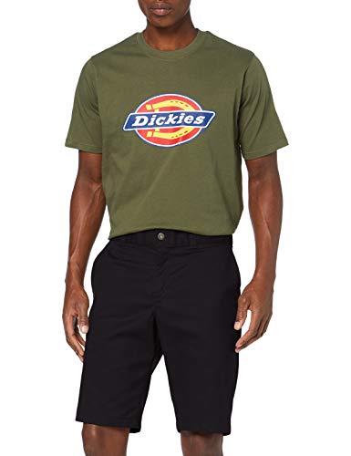 Dickies 11" Industrial Work Short Pantalones Cortos Deportivos, Negro (Black BK), (Tamaño del Fabricante:34) para Hombre