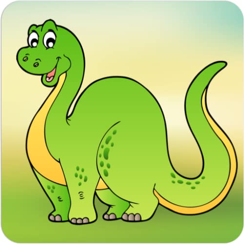 Dinosaur Game for Kids - Dino adventure scratch & color game for babies, boys, girls and preschool toddlers ages 2-4 years old