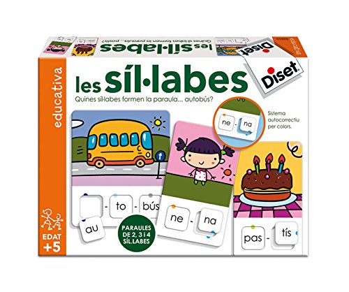 Diset-Les Síl.Labes Juego Educativo para Niños, Multicolor (63653)