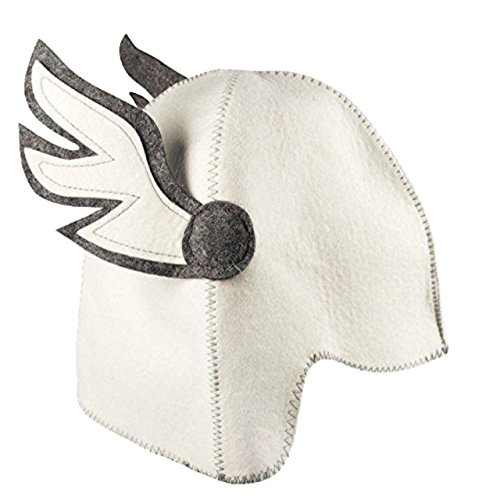DIYer - Sombrero para sauna - sombrero motivo"hermes" - 100% algodón - gorra de fieltro para sauna