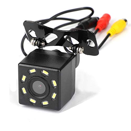 DUTTY Car Rear View Camera Universal 8 LED Night Vision Backup Parking Reverse Camera Waterproof 170 Wide Angle HD Color Image