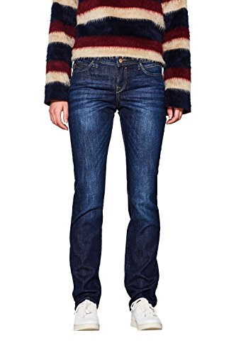 edc by Esprit 997cc1b821 Vaqueros Straight, Azul (Blue Dark Wash 901), W27/L34 para Mujer