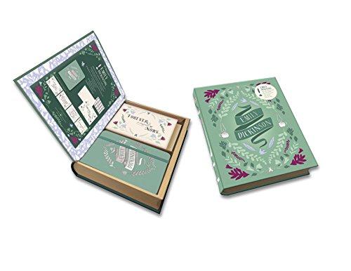 Emily Dickinson Deluxe Note Card Set (with Keepsake Book Box) (Literary Stationery Sets)