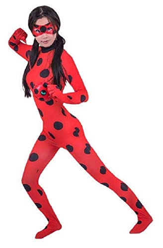 EVRYLON Disfraz de Mariquita Vestido de Carnaval Sexy Mariquita Lady Bug tamaño s Ladybug Cosplay