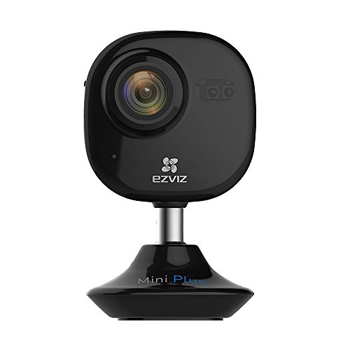 EZVIZ Mini Plus 1080P FHD IP Cámara de Seguridad, 2.4Ghz & 5Ghz Doble Banda WIFI Vídeo Cámara de Vigilancia con Audio Bidireccional, Visión Nocturna, Monitor de Bebé/Mascotas