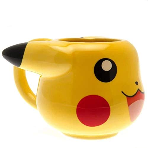 GB eye GYE-MGM0002 Taza de desayuno Pikachu, 475 milliliters, Cerámica, amarillo