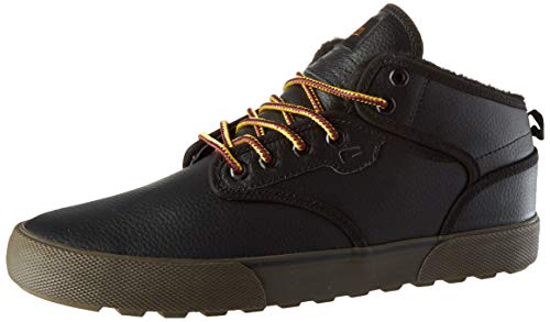 Globe Motley Mid, Zapatilla de Skate Unisex Adulto, Negro/Goma/Cumbre, 39 EU