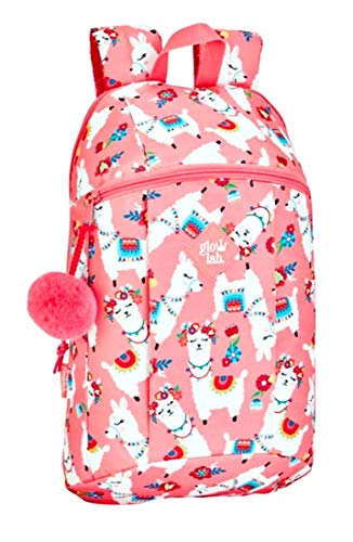 Glowlab Llamas Mochila Tipo Casual, Senderismo 39 cm