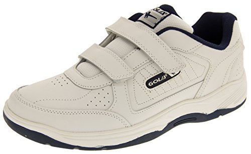 Gola Belmont Ajuste ancho Trainer / UK 9-Eu-43 nosotros 10 para Hombres 9 Reino Unido ancha Blanco