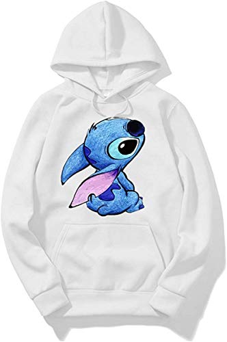 guoweiweiB Sudadera Juvenil con Capucha Lilo&Stitch Hoodies-Boys Girls Hooded Sweatshirts Cute Cartoon Hoodies Pullover Tops