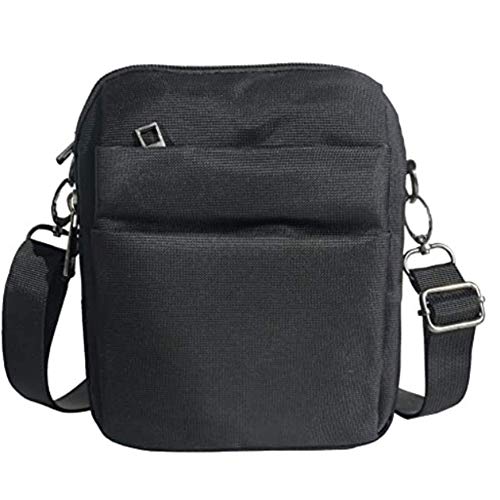 HAND-PRO Bandolera Hombre pequeña Bolso Mensajero Bandolera de Nailon Tacto Tela Regalo para Hombre Original Unisex Mariconera pequeña Bandolera Nailon Hombre