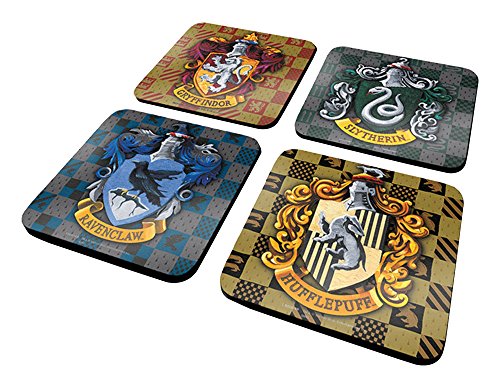 HARRY POTTER Juego de Pinceles de Fibra Protector Impermeable Posavasos para Mantener los Huevos (4 Piezas)