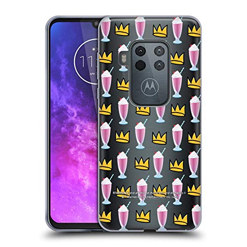 Head Case Designs Oficial Riverdale Patrón de Corona de batido. Jughead Jones Carcasa de Gel de Silicona Compatible con Motorola One Zoom