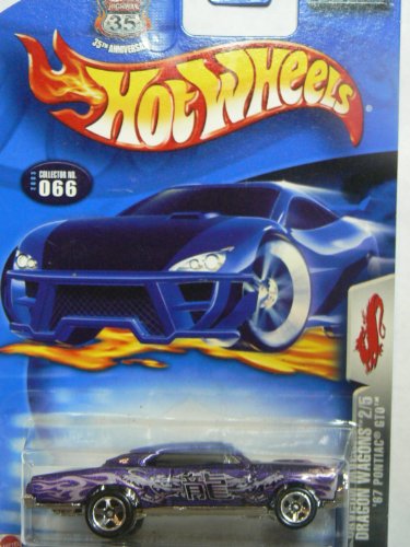 Hot Wheels 2003 Dragon Wagons '67 Pontiac GTO Purple #066 2/5