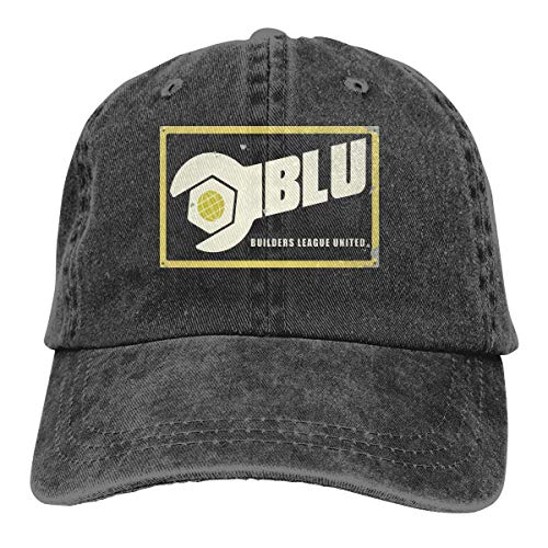 huatongxin Team Fortress 2 BLU Team Unisex Old Wash Old Gorra de béisbol Gorra Ajustable de Metal, Sombrero de Vaquero