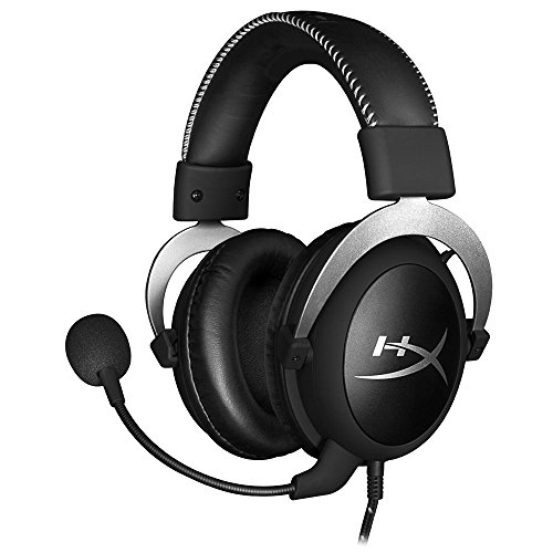 HyperX Cloud Silver - Auriculares de Diadema Cerrados para Gaming (con Control de Audio Integrado)