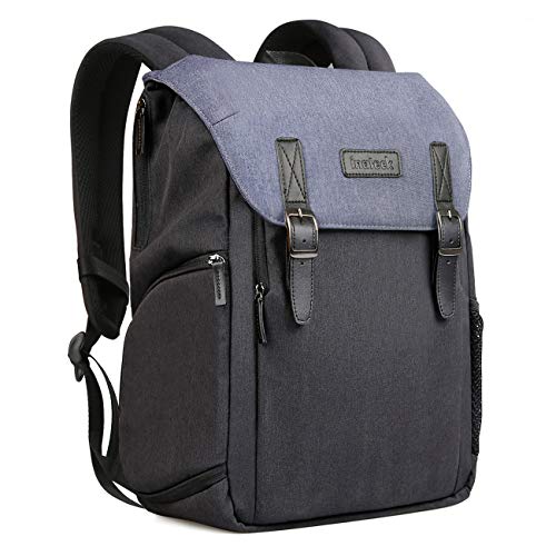 Inateck Mochila fotografia/Mochila para Cámara(DSLR Canon-Nikon-Sony)/ y Accesorios con Compartimiento para Laptop 14''/MacBook Pro 15"