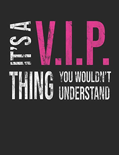 It's A VIP Thing You Wouldn't Understand: KPOP 7.44" x 9.69" 100 pages 50 sheets Composition Notebook College Ruled Book