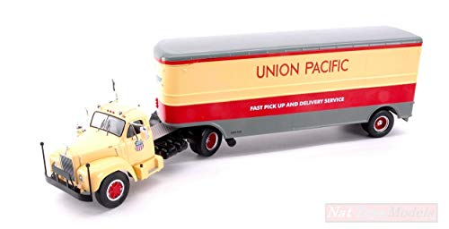 Ixo Model TTR005 Mack B 61 Union Pacific 1955 1:43 MODELLINO Die Cast Model Compatible con