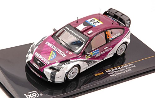 IXO RAM340 Ford Focus RS 07 WRC N.24 Catalunya 2008 1:43 MODELLINO Die Cast Compatible con