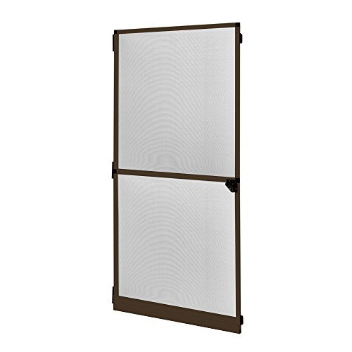 JAROLIFT Profi Line - Puerta mosquitera con marco giratorio, Protección contra insectos, 120 x 220 cm, color marrón