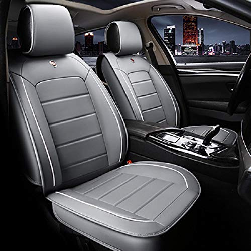 JINRYIGK Funda Universal para Asiento de Coche para Ford Taurus Mondeo Focus RT Escort Explorer F-150 Mustang Edge Fiesta kuga Accesorios de Coche Estilo, Gris sin Almohada