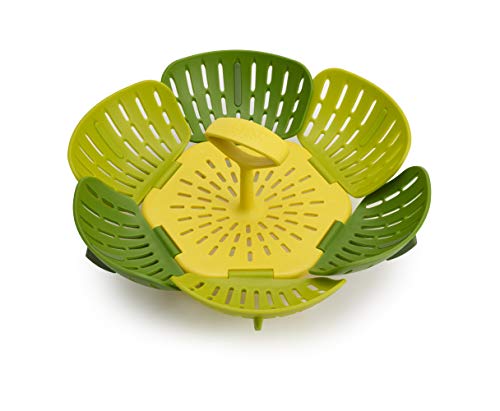 Joseph Joseph 45030 Bloom Cesta vaporera Plegable-Verde, Plastic