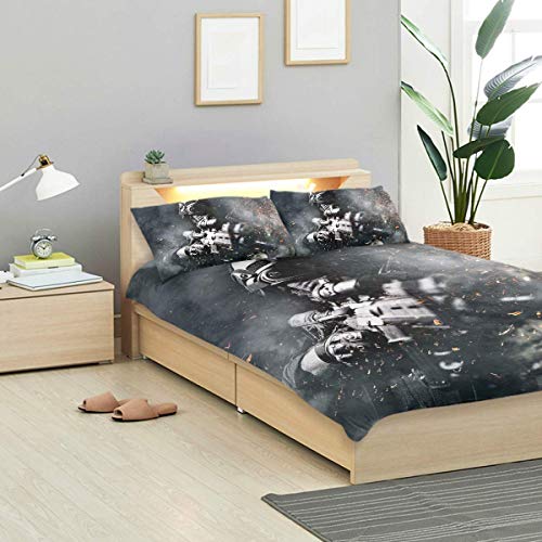 Juego de funda nórdica especial Fuerzas especiales Soldado Police Swat Team Diseño Ropa de cama 3 juegos de PC 1 edredones Fundas con 2 Funda de almohada Juego de ropa de cama de microfibra Decoración