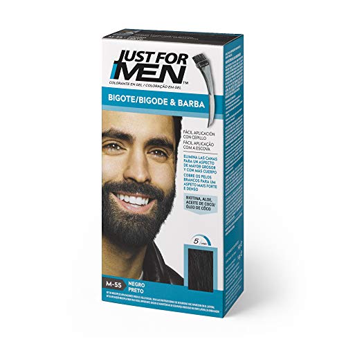 Just For Men Just For Men Tinte Colorante En Gel Para Barba Y Bigote - Negro (Formula Mejorada). M-55