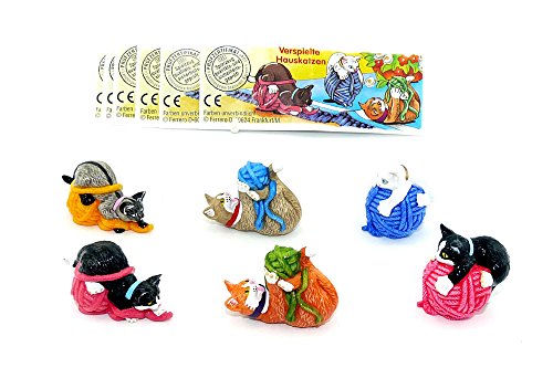 Kinder Überraschung Gatos de casa juguetones con variantes (juegos completos).