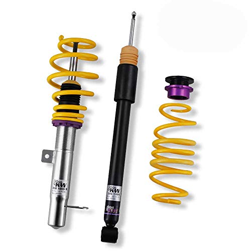 Kw-Automotive - Inox coilover kw variante 1 suspensión  a1 (8x) año: 08 / 10- / salida en kw: 63-136 / descenso en mm (delante / detrás): 15-50 / 15-50 / máx. carga admisible en kg del eje (delantero / trasero): 901-960 / -800